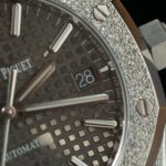 Audemars Piguet 15454 Fosted Gold Replica Watch Grey Dial 37mm - Image 5