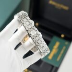 Audemars Piguet 15454 Fosted Gold Replica Watch Grey Dial 37mm - Image 10