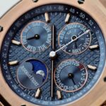 Audemars Piguet 26574 Blue Dial Replica Watches 18K Gold Wrapped Custom APS Factory 41mm - Image 4