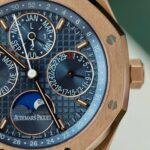 Audemars Piguet 26574 Blue Dial Replica Watches 18K Gold Wrapped Custom APS Factory 41mm - Image 5