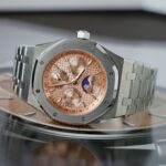 Audemars Piguet 26574 Replica Watches Salmon Dial Metal Wire 41mm - Image 4