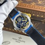 Audemars Piguet 26600 Tourbillon Openworked Best Replica Watch Blue 41mm - Image 11
