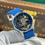 Audemars Piguet 26600 Tourbillon Openworked Best Replica Watch Blue 41mm - Image 2