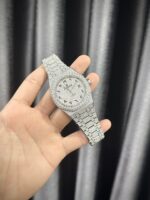 Audemars Piguet Best Replica Watch Royal Oak Custom Moissanite Diamonds 41mm - Image 6