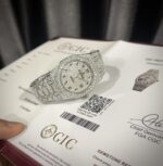 Audemars Piguet Best Replica Watch Royal Oak Custom Moissanite Diamonds 41mm - Image 2