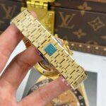 Audemars Piguet Copies Watch Royal Oak Chronograph Frosted Gold 26240 Yellow Dial APS Factory 41mm - Image 14