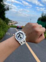 Audemars Piguet Replica Watches Royal Oak Offshore Chronograph 26402CB White Ceramic Rubber Strap 44mm - Image 5