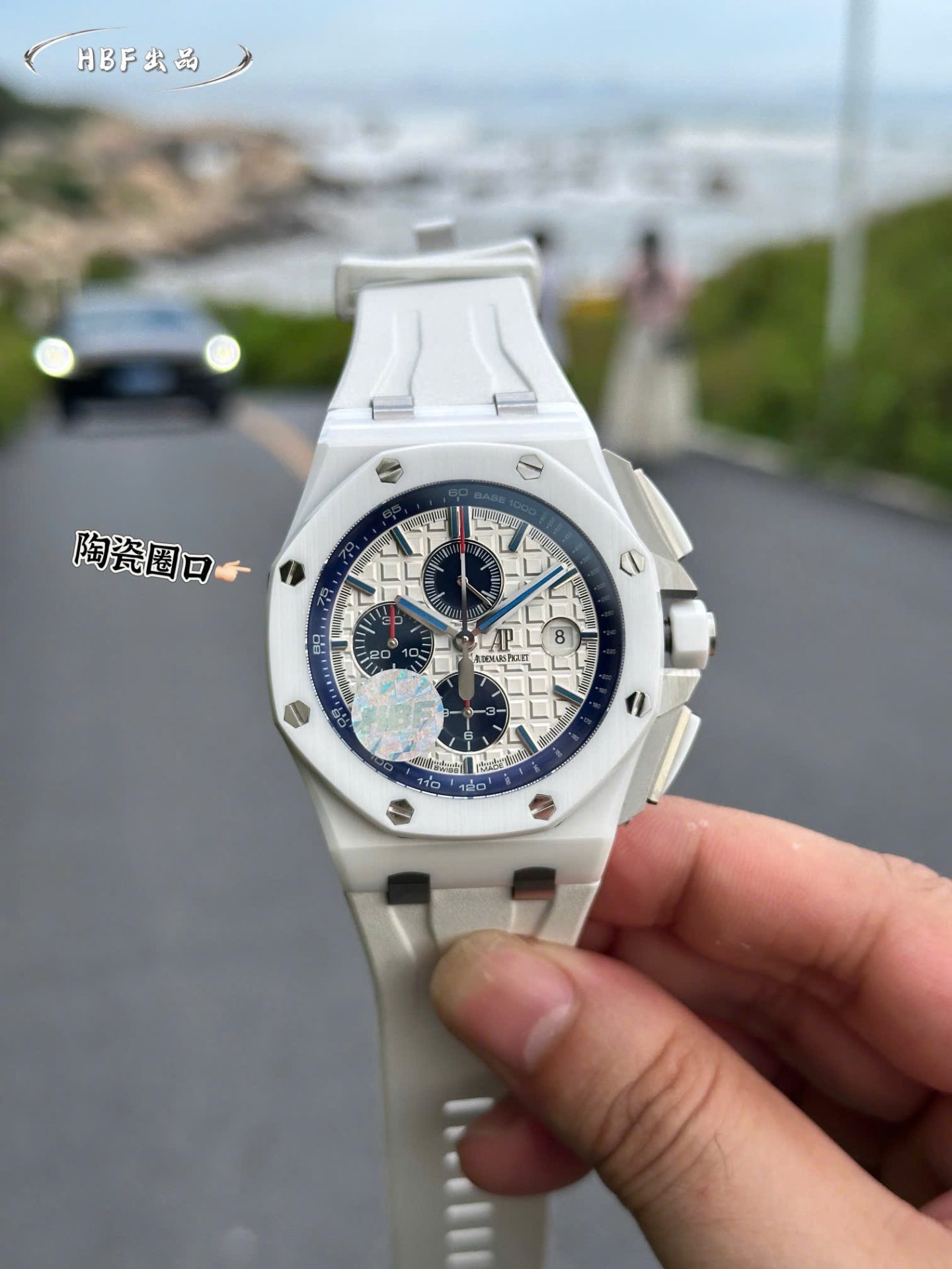Dong-Ho-Audemars-Piguet-Che-Tac-Royal-Oak-Offshore-Chronograph-26402CB-Vo-Gom-Trang-Day-Cao-Su-44mm-3.jpg Audemars Piguet Replica Watches Royal Oak Offshore Chronograph 26402CB White Ceramic Rubber Strap 44mm - Image 1