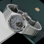 Audemars Piguet Copies Watches Royal Oak Tourbillon Gray Dial Metal Wire 41mm - Image 3