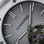 Audemars Piguet Copies Watches Royal Oak Tourbillon Gray Dial Metal Wire 41mm - Image 5