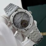 Audemars Piguet Copies Watches Royal Oak Tourbillon Gray Dial Metal Wire 41mm - Image 2