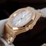 Audemars Piguet White Dial Imitation Watches 18K Gold Wrapped Custom 37mm - Image 7