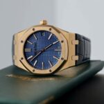 Audemars Piguet 15510R Royal Oak 50th Anniversary Dial Blue Imitation Watches 18K Gold Wrapped APS Factory 41mm - Image 4