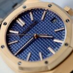 Audemars Piguet 15510R Royal Oak 50th Anniversary Dial Blue Imitation Watches 18K Gold Wrapped APS Factory 41mm - Image 5