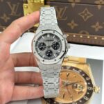Audemars Piguet Replica Watch Royal Oak Chronograph Frosted Gold 26240 Gray Dial APS Factory 41mm