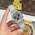 Audemars Piguet Replica Watch Royal Oak Chronograph Frosted Gold 26240 Gray Dial APS Factory 41mm - Image 2