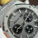 Audemars Piguet Replica Watch Royal Oak Chronograph Frosted Gold 26240 Gray Dial APS Factory 41mm - Image 6