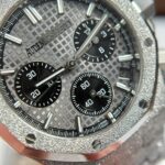 Audemars Piguet Replica Watch Royal Oak Chronograph Frosted Gold 26240 Gray Dial APS Factory 41mm - Image 5
