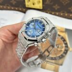 Audemars Piguet Best Replica Watches Royal Oak Chronograph Frosted Gold 26240 Blue Dial APS Factory 41mm - Image 3