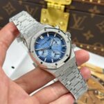 Audemars Piguet Best Replica Watches Royal Oak Chronograph Frosted Gold 26240 Blue Dial APS Factory 41mm - Image 2