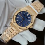 Audemars Piguet 15510R Royal Oak 50th Anniversary Dial Blue Replica Watches 18K Gold Wrapped 41mm - Image 2