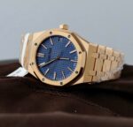 Audemars Piguet 15510R Royal Oak 50th Anniversary Dial Blue Replica Watches 18K Gold Wrapped 41mm - Image 3