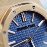 Audemars Piguet 15510R Royal Oak 50th Anniversary Dial Blue Replica Watches 18K Gold Wrapped 41mm - Image 6