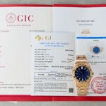 Audemars Piguet 15510R Royal Oak 50th Anniversary Dial Blue Replica Watches 18K Gold Wrapped 41mm