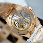 Audemars Piguet 15510R Royal Oak 50th Anniversary Dial Blue Replica Watches 18K Gold Wrapped 41mm - Image 8
