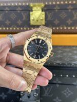 Audemars Piguet Replica Watch Royal Oak 15400OR Black Dial 41mm - Image 3