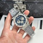 Audemars Piguet Copies Watches Royal Oak 26331 Chronograph Dial Blue 41mm - Image 2