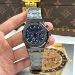 Audemars Piguet Imitation Watch Royal Oak Chronograph 26240 Black Ceramic Charcoal Blue Dial APS 41mm