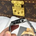 Audemars Piguet Imitation Watch Royal Oak Chronograph 26240 Black Ceramic Charcoal Blue Dial APS 41mm - Image 9