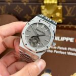 Audemars Piguet Knock Off Watches Royal Oak Flying Tourbillon 26530 Gray Dial BBS Factory 41mm - Image 2