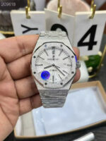 Audemars Piguet Imitation Watches Royal Oak Frosted Gold 15410 White Dial APS Facory 41mm