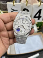 Audemars Piguet Imitation Watches Royal Oak Frosted Gold 15410 White Dial APS Facory 41mm - Image 3