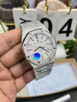 Audemars Piguet Imitation Watches Royal Oak Frosted Gold 15410 White Dial APS Facory 41mm - Image 6