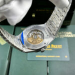 Audemars Piguet Copies Watches Royal Oak Frosted Gold 15410BC Dial Black APS Factory 41mm - Image 7