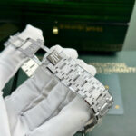 Audemars Piguet Copies Watches Royal Oak Frosted Gold 15410BC Dial Black APS Factory 41mm - Image 9