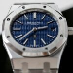 Audemars Piguet Knock Off Watch Royal Oak Jumbo Extra-thin 15202 Blue Dial ZF Factory 39mm - Image 4