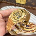 Audemars Piguet Knock Off Watches Royal Oak Jumbo Extra-thin Openworked 16204 Skeleton Dial Yellow ZF Factory 39mm - Image 3