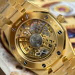 Audemars Piguet Knock Off Watches Royal Oak Jumbo Extra-thin Openworked 16204 Skeleton Dial Yellow ZF Factory 39mm - Image 10