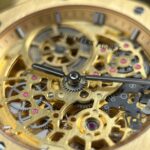 Audemars Piguet Knock Off Watches Royal Oak Jumbo Extra-thin Openworked 16204 Skeleton Dial Yellow ZF Factory 39mm - Image 7