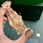 Audemars Piguet Replica Watch Royal Oak 15400 Gold Wrapped Black Dial ZF 41mm - Image 9