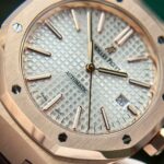 Audemars Piguet Royal Oak 15400 Rose Gold Fake Watch White Dial IP Factory 41mm - Image 6