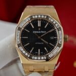 Audemars Piguet Replica Watches Royal Oak 15400OR Custom Moissanite Diamonds 41mm - Image 3