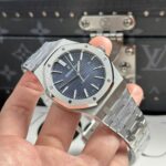 Audemars Piguet Royal Oak 15400ST Copies Watches Blue Dial Metal Wire APS Factory 41mm - Image 3