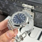 Audemars Piguet Royal Oak 15400ST Copies Watches Blue Dial Metal Wire APS Factory 41mm - Image 4