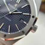 Audemars Piguet Royal Oak 15400ST Replica Watch Blue Dial Rubber Strap APS Factory 41mm - Image 6