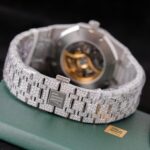 Audemars Piguet Royal Oak 15407 Custom Full Moissanite Diamonds Hong Kong 41mm - Image 10